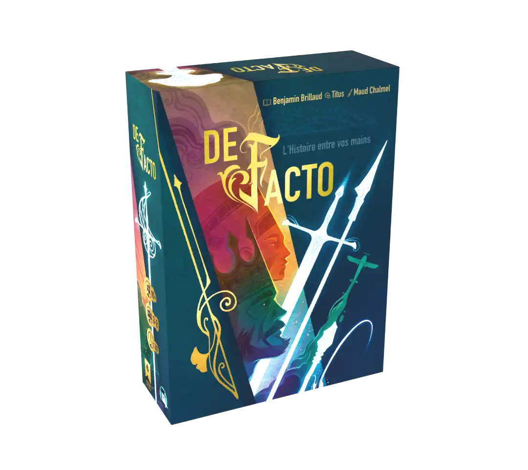 Boite du jeu de plateau De Facto
